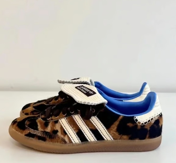 Adidas x Wales Bonner Samba Pony Leopard Print Size:EU 41=US Men's 8