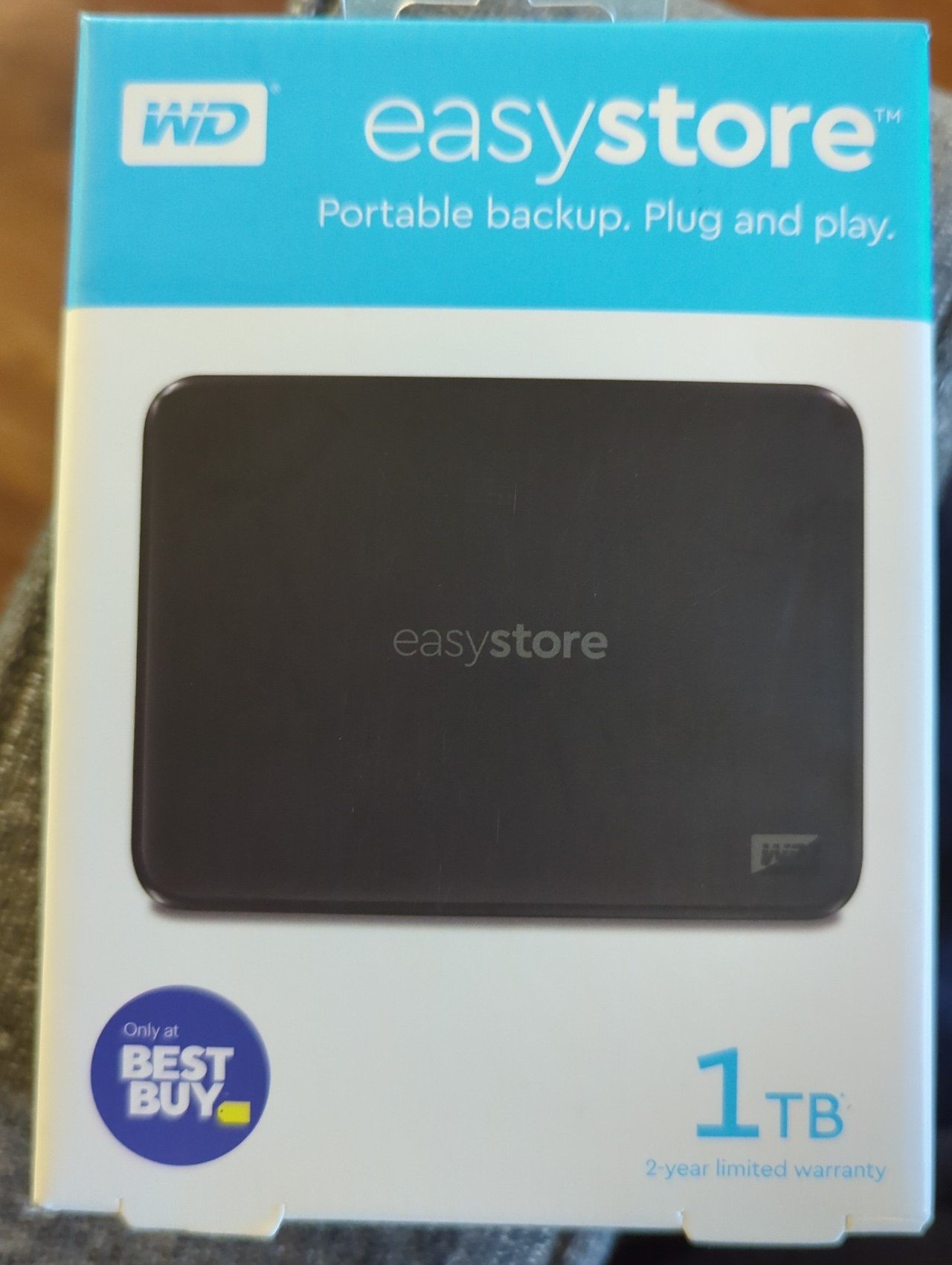 WD EASYSTORE 1TB PORTABLE BACKUP DRIVE
