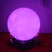 LIGHTED WITCH FORTUNE TELLER GLOBE HALLOWEEN DISPLAY PROP - TALKS MULTICOLOR