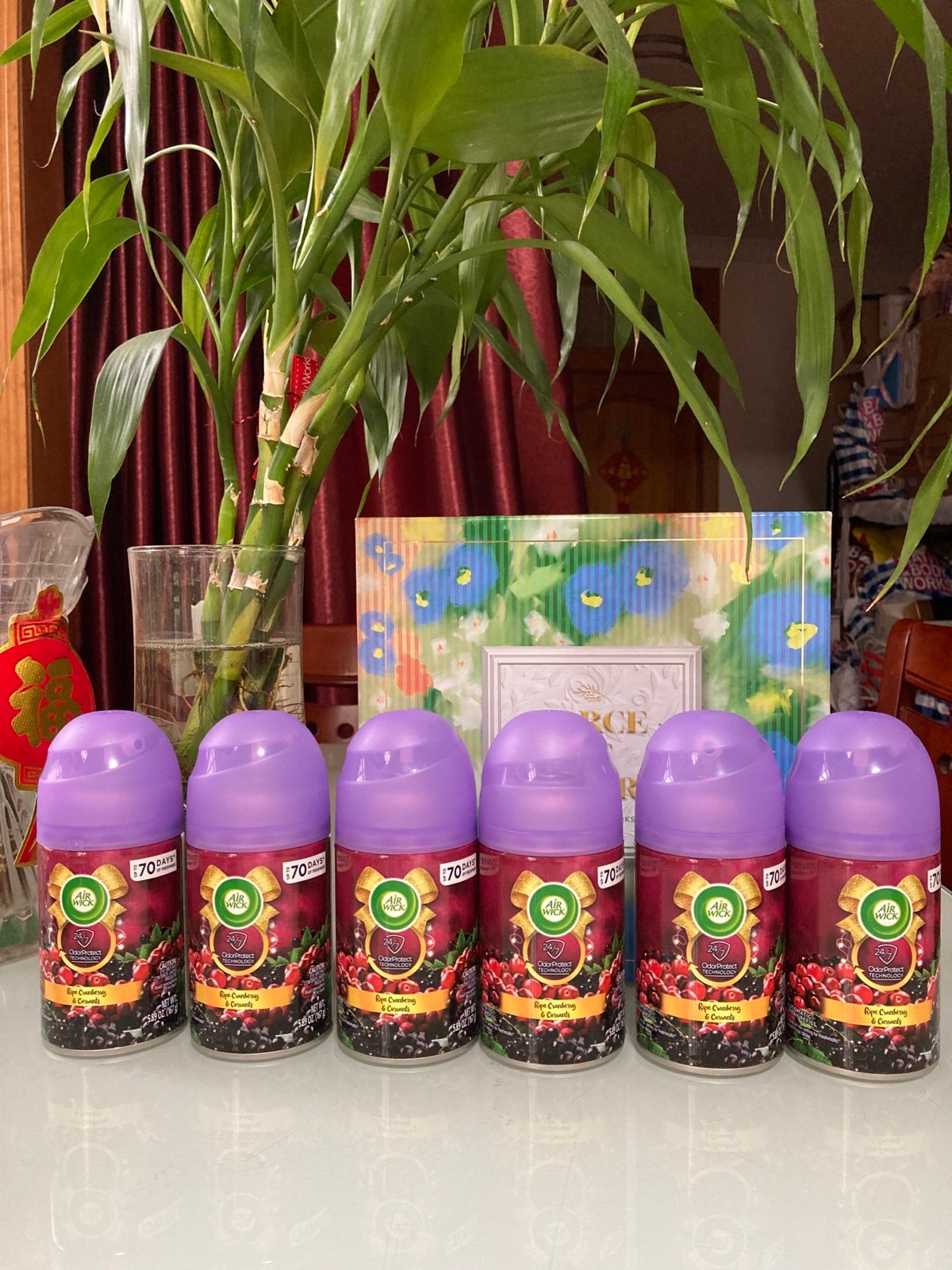 Air Wick Ripe Cranberry & Currants Freshmatic Automatic Spray X6