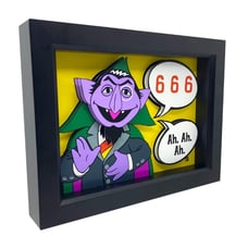 Count von Count 666 Horror 3D Pop Art