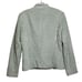 Norton McNaughton Houndstooth Grayish Green White Jacket Blazer Size 6 Full Zip