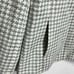 Norton McNaughton Houndstooth Grayish Green White Jacket Blazer Size 6 Full Zip
