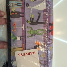 HARVEY'S MODSTER MASH ZIP AROUND WALLET WITH CHARMS