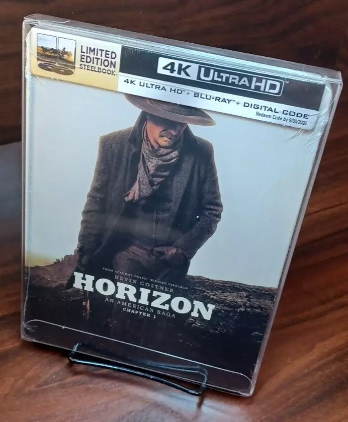 Horizon Steelbook [4K/Blu-ray-No Digital Code] w/PROTECTIVE SLEEVE-Free Box S&H