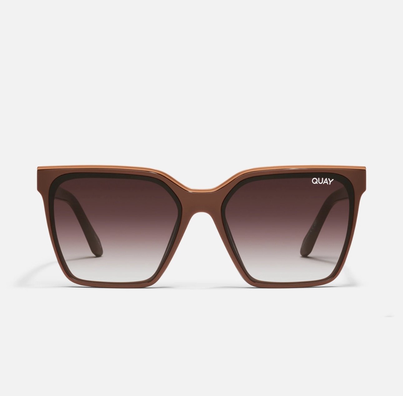 NWT Quay Level Up Sunglasses Chocolate Frame/Brown Lens