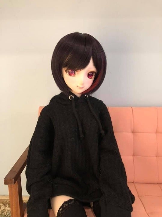 [Mini Club.TW] - Luna wig 25 – Black for 1/3 BJD Sd Dd Mdd