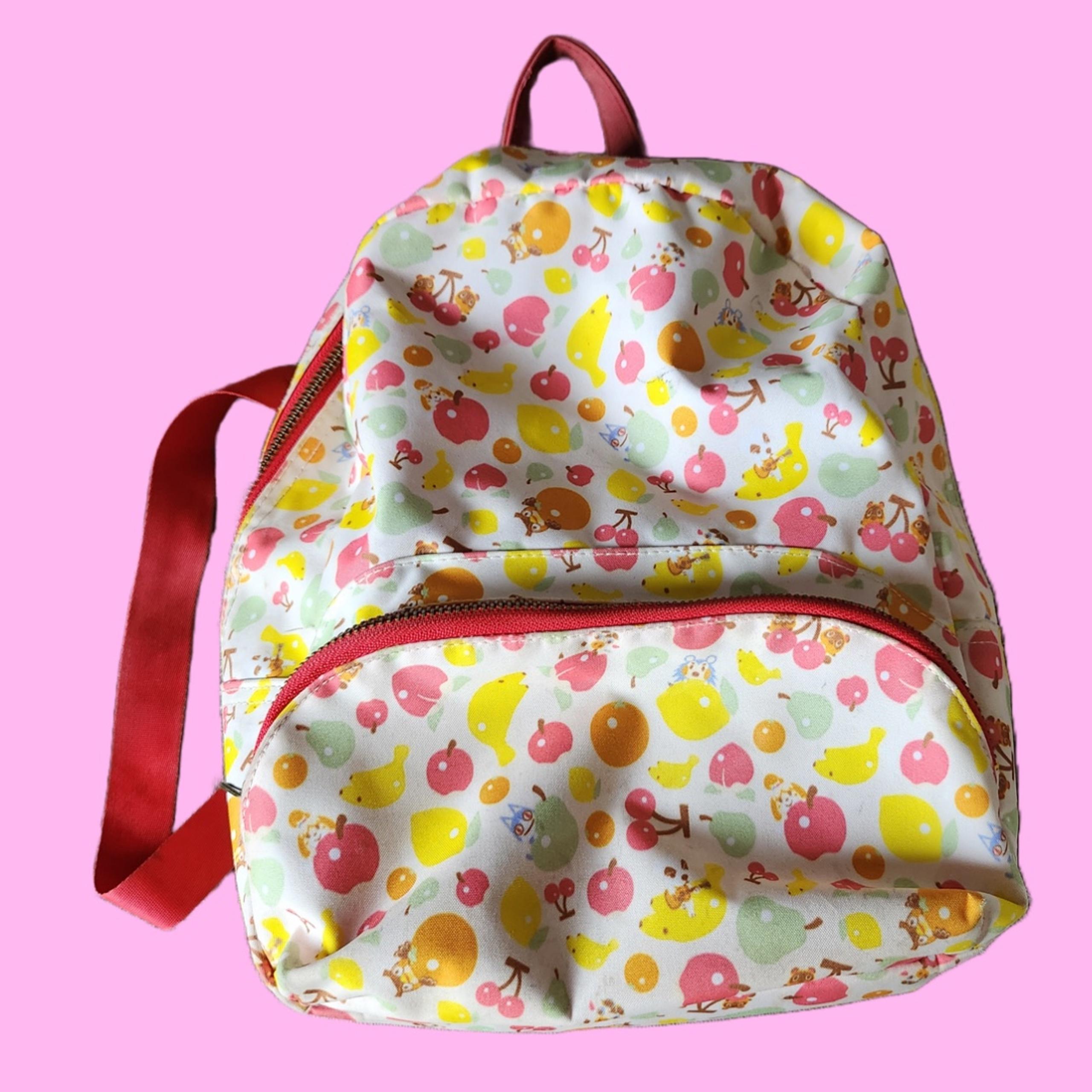 Animal Crossing Fruit Backpack Purse