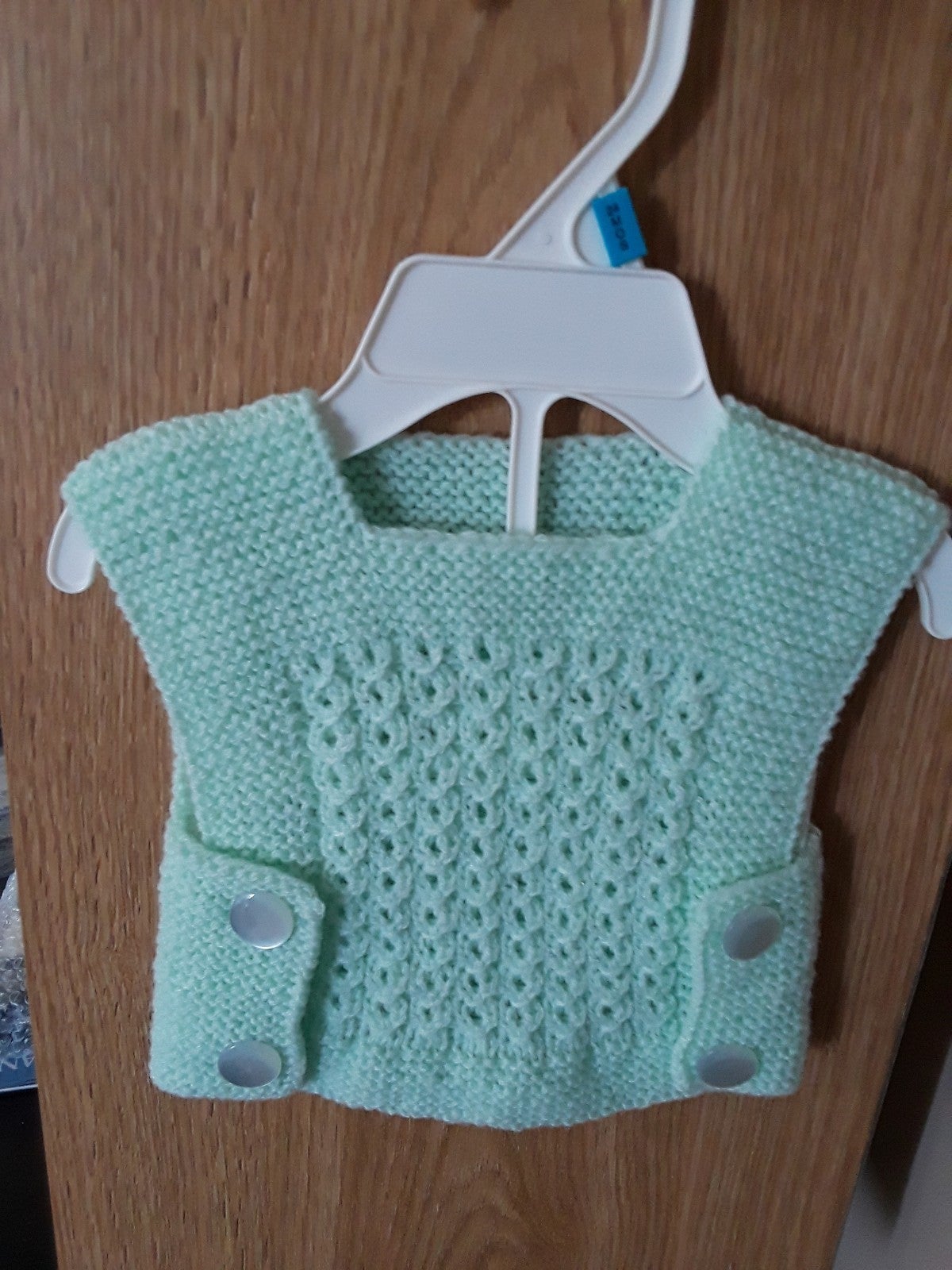 Blue Baby boy Handmade sweater vest