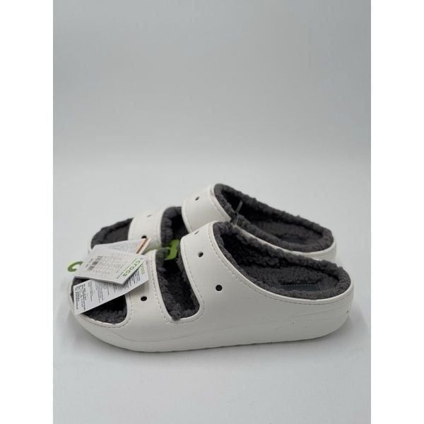 Crocs Classic Cozzzy Sandals, Color: White, Men’s Size 12 New With Tags *Read*