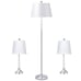 3 pc Floor Lamp and Table Lamps Set 2 table lamps and 1 floor lamp L2