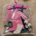 Girls on the Go Fancy Fleece Coat Outfit for 18 Dolls Lot w/ Carry Clothing Bag