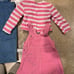 Girls on the Go Fancy Fleece Coat Outfit for 18 Dolls Lot w/ Carry Clothing Bag