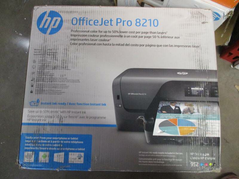 HP OfficeJet Pro 8210 Wireless Color Printer
