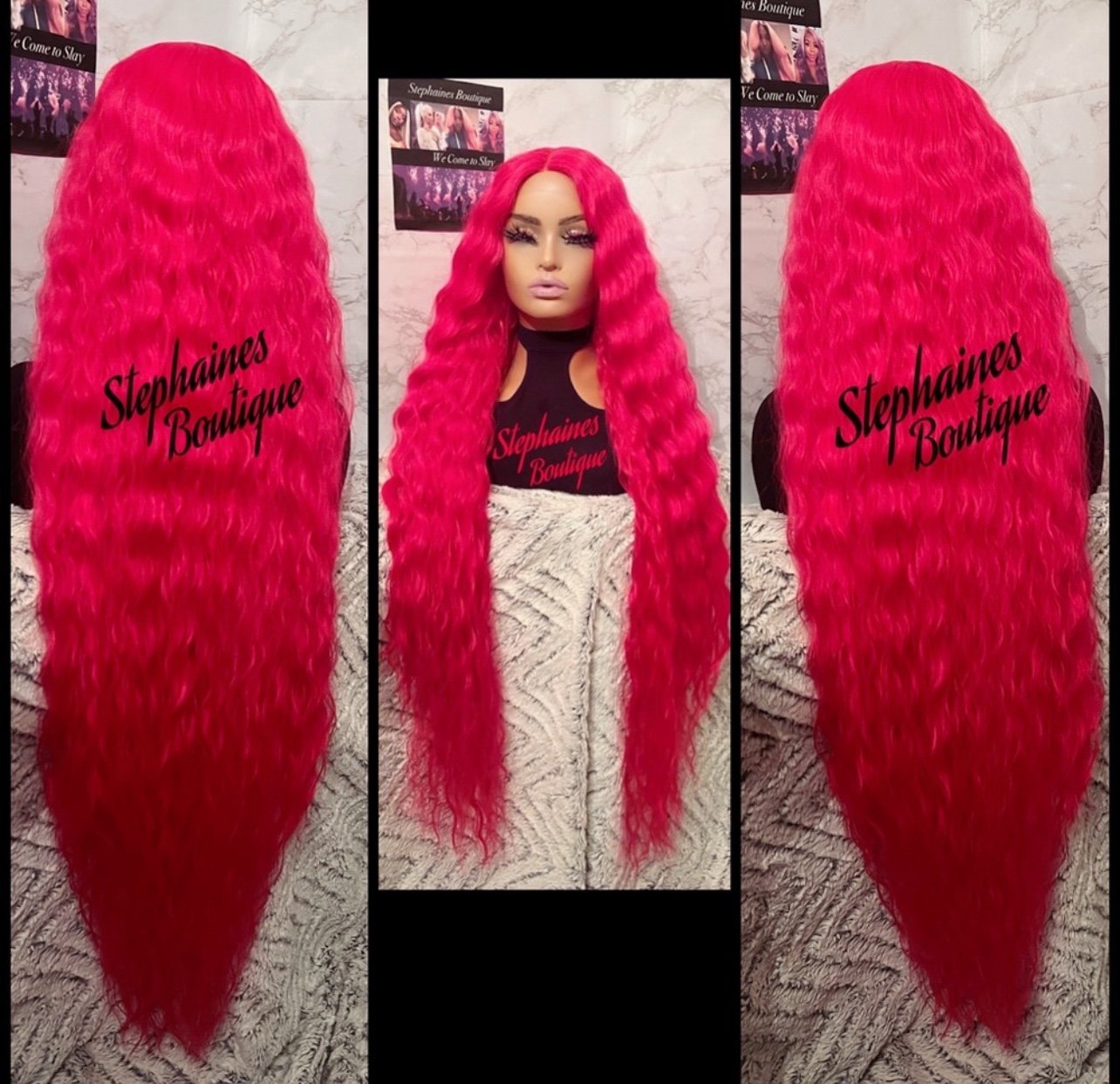 Human Hair blended lace front wig