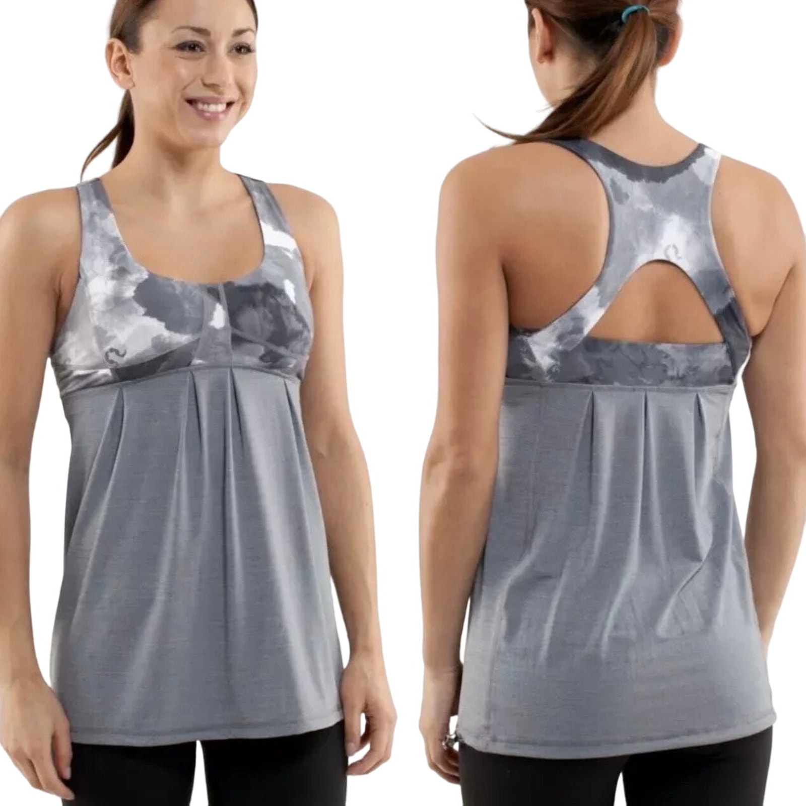 Lululemon Run Your Heart Out Racerback Athletic Tank Top Size 8