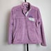 Patagonia Re-Tool Snap-T Fleece Pullover Sweater Jacket Purple Gray Polartec Med