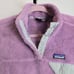 Patagonia Re-Tool Snap-T Fleece Pullover Sweater Jacket Purple Gray Polartec Med