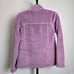 Patagonia Re-Tool Snap-T Fleece Pullover Sweater Jacket Purple Gray Polartec Med