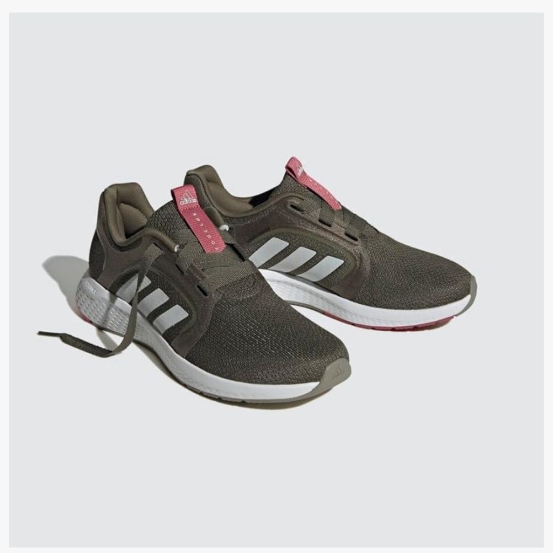 Adidas Edge Lux 5 Lace Up Athletic Running Shoes Green Size Women’s 6