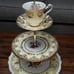 Vintage china 3 tiered serving tray