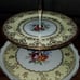 Vintage china 3 tiered serving tray
