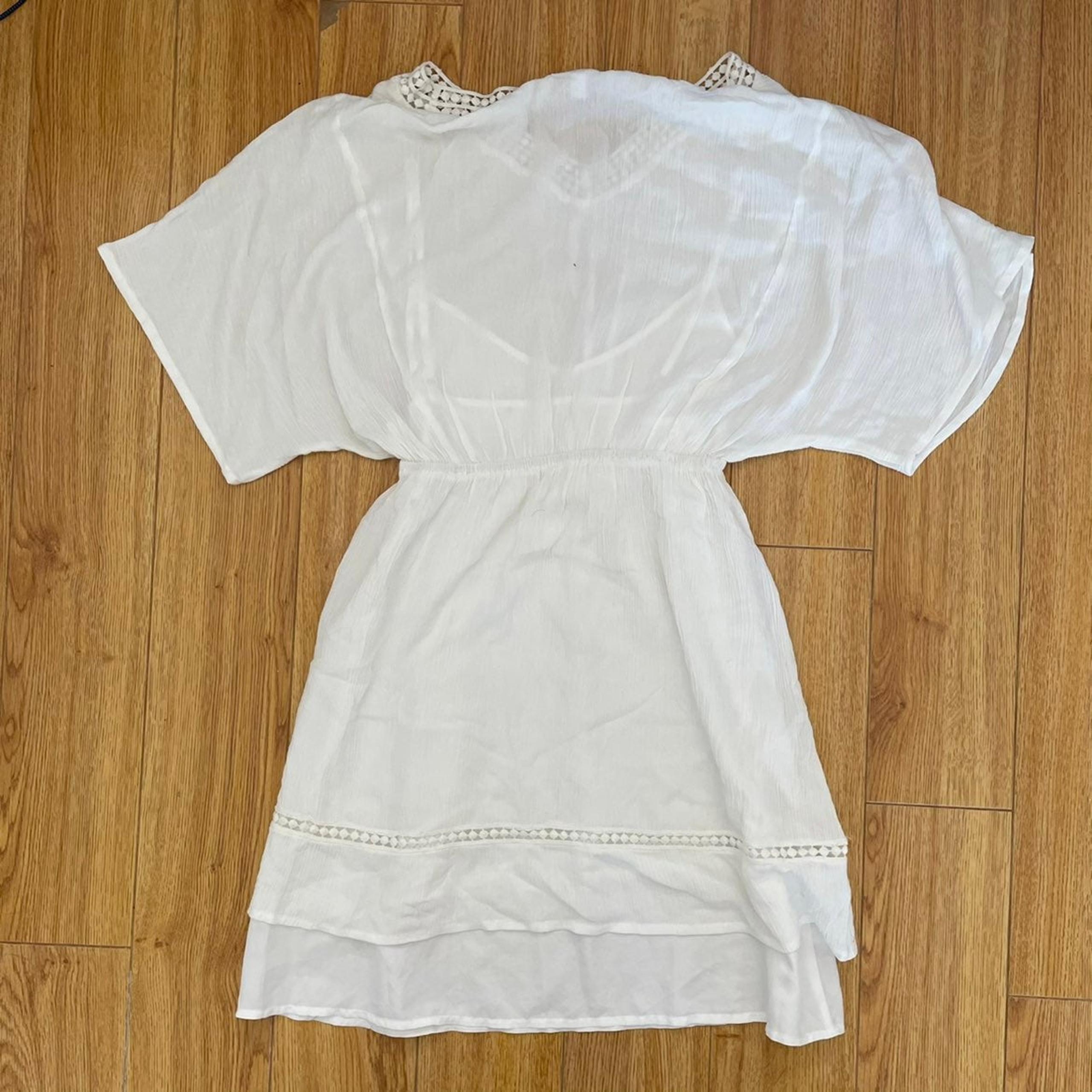 bb dakota white midi dress