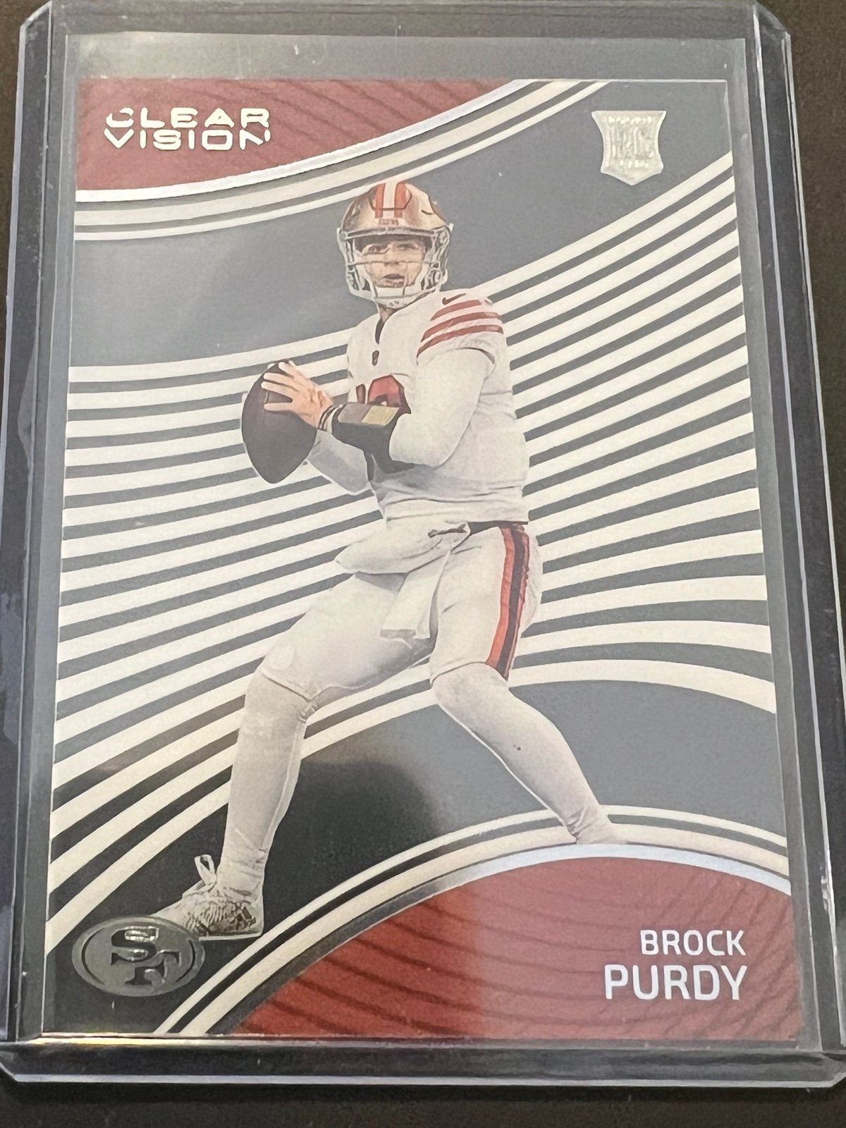 Brock Purdy Clear Vision Rookie Card!!