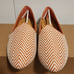 Birdies The Heron Flats Chevron in Fiesta Salmon Color NIB Size 7.5