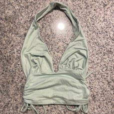 green halter top