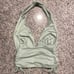 green halter top