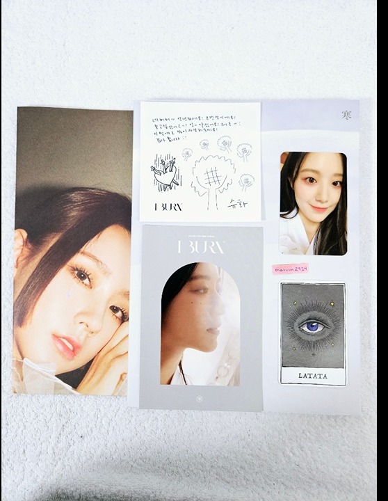 (G)I-DLE I Burn Album + Photocard + Postcard Winter Version 4th Mini