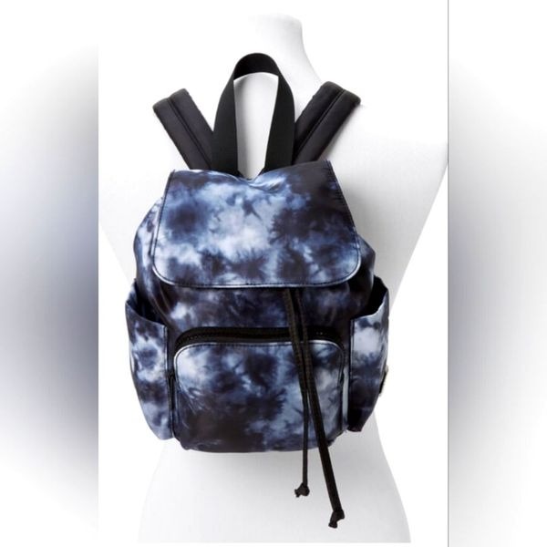 CLAIRE'S Tie Dye Small Backpack - Black/White NWT