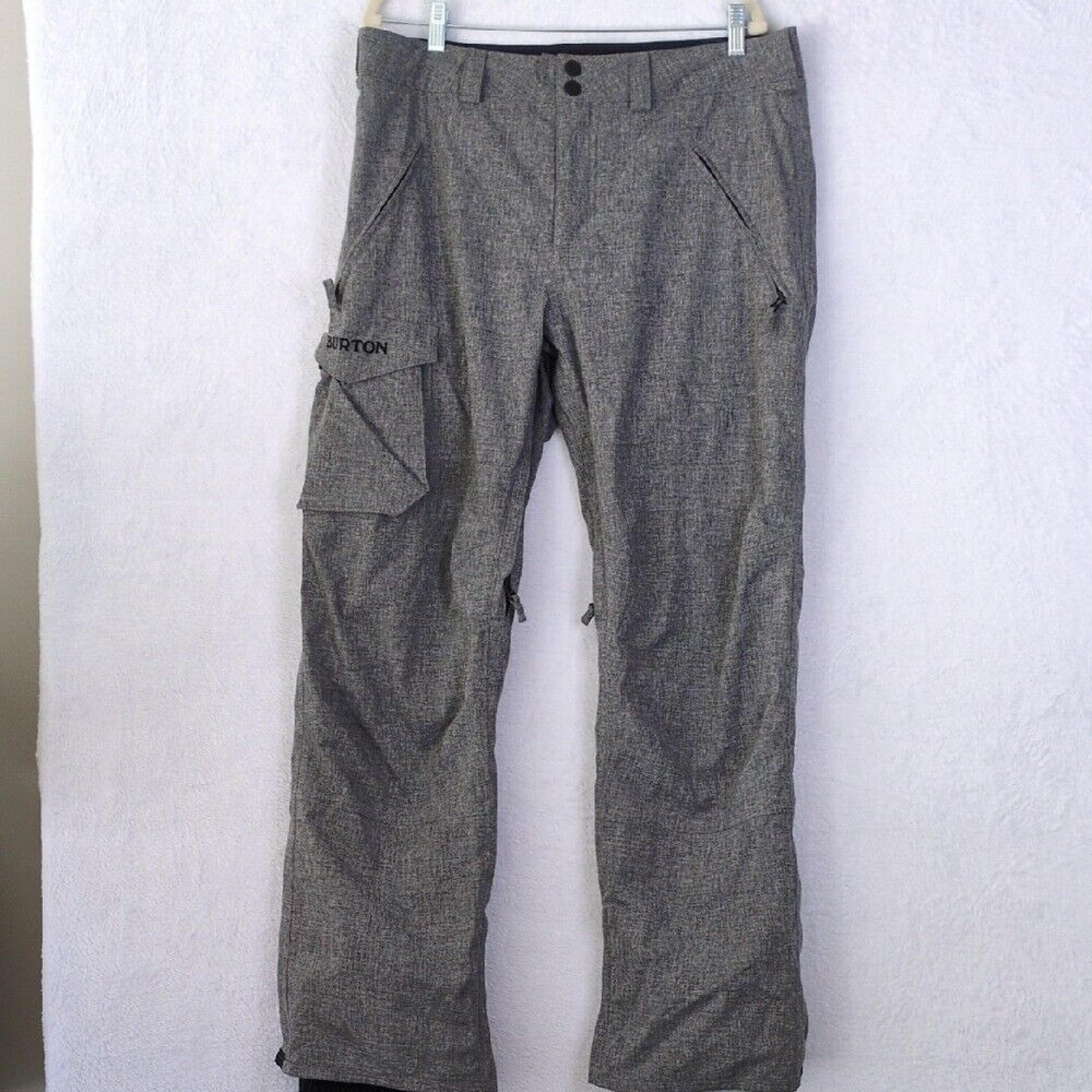 Burton Thermolite Men's Gray Insulated Snow Pants Size L