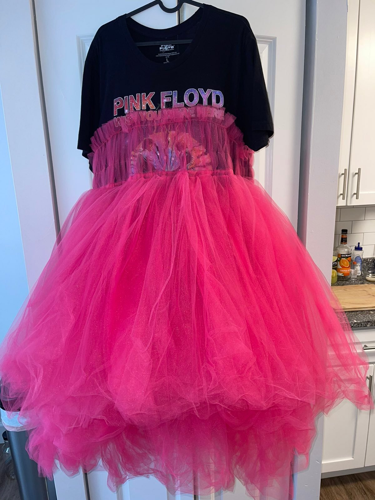 Custom Made Graphic Tulle Dress