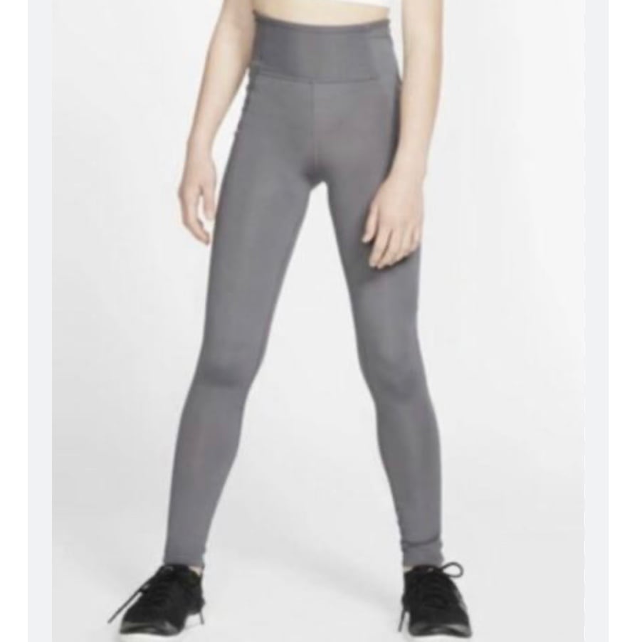 NWT NIKE Dri-Fit Studio Training Tights Cool Grey