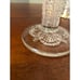 Pair of EAPG Antique Gold Rimmed Vases in Massachusetts Pattern c 1900