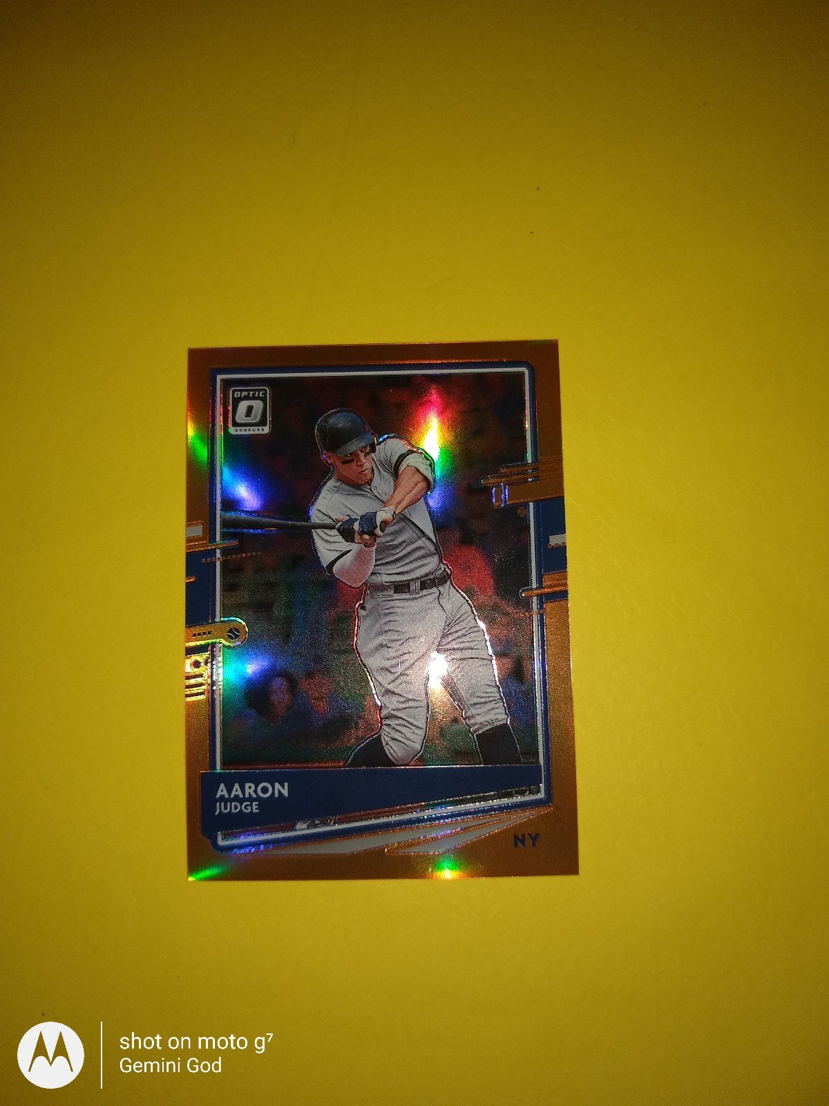 2020 Donruss Optic Aaron Judge SP # 084/100
