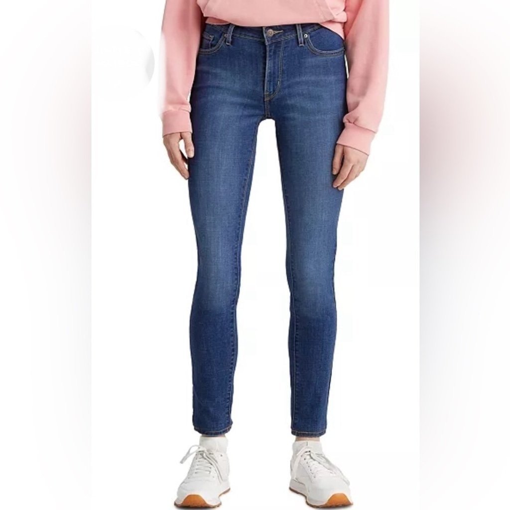 LEVI’S 711 SKINNY MID RISE JEANS SIZE 24