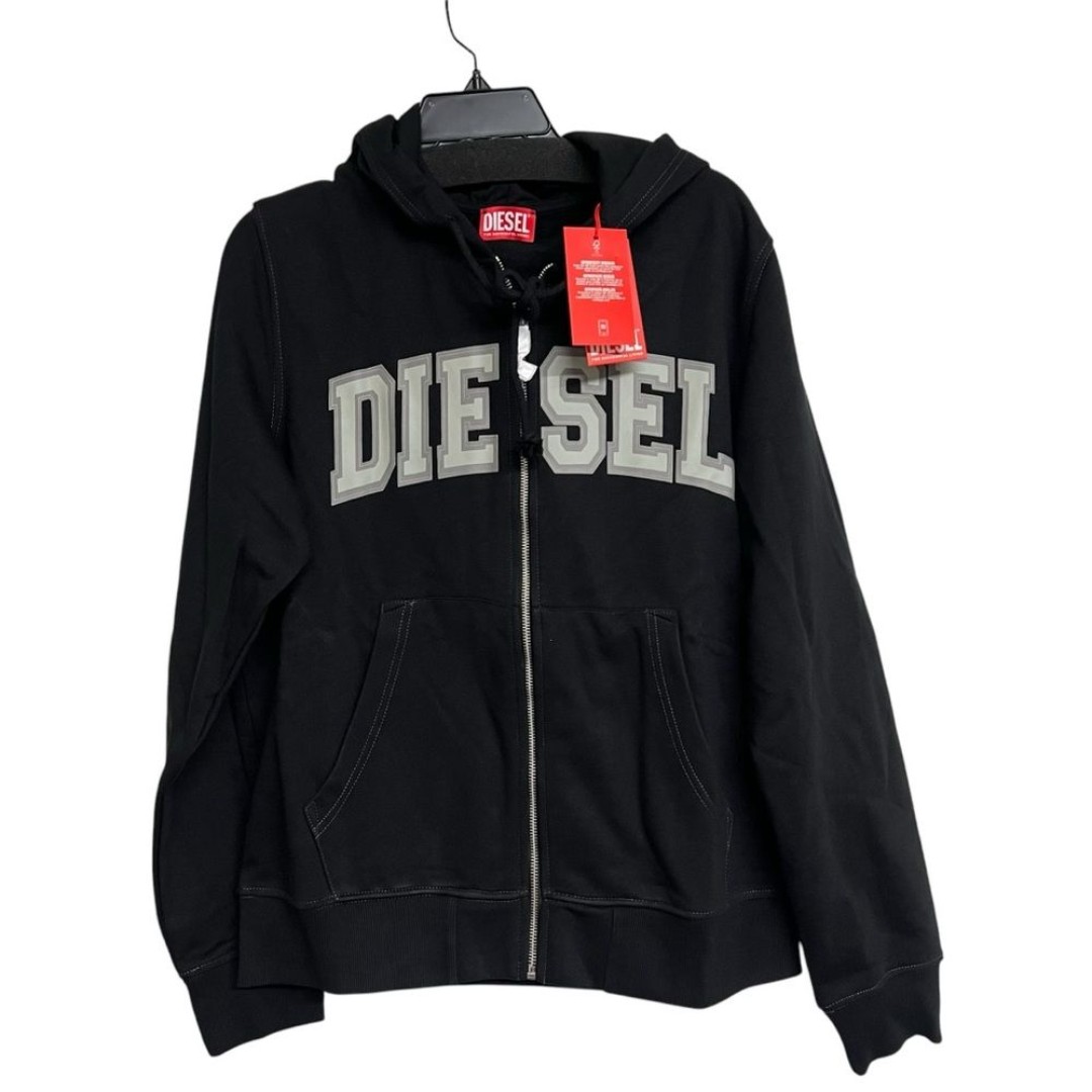 New Mens Diesel S-Ginn-Hood-Zip-K12 Zip Up Hoodie Sweatshirt Collegiate 78ers