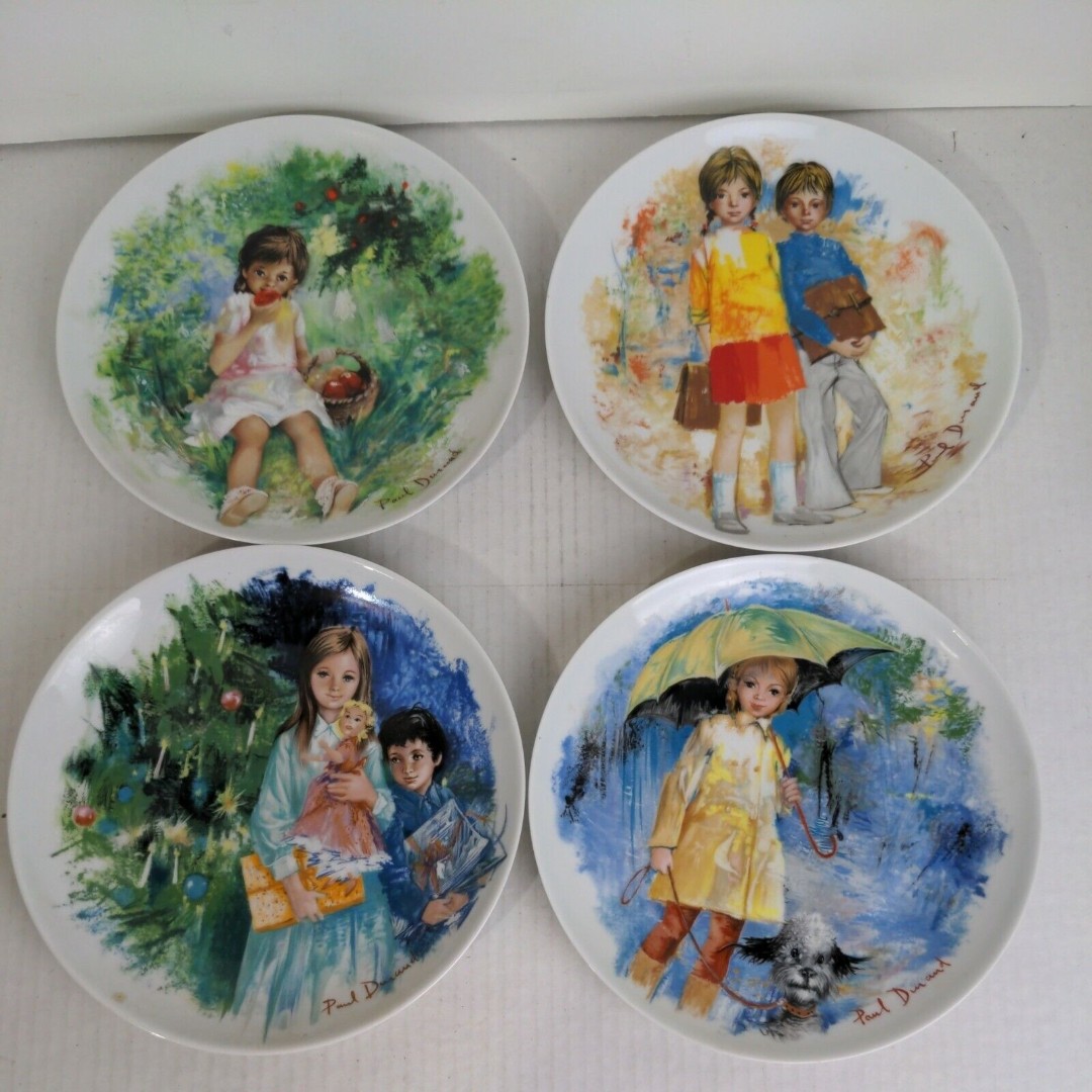 Limoges Tugot Plate By Paul Durand 8 Set of 4