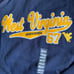 West Virginia Mountaineers Mens XL Navy Hoodie Blue Yellow Sweatshirt Hooded