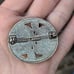 Vintage Soldor Miracle enameled Tara brooch
