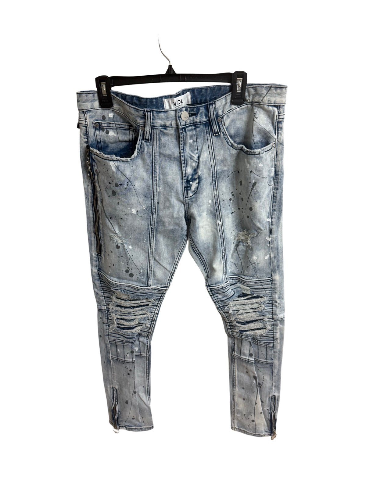 Distressed Designer Jeans Japanese Denim 34 (325 retail)
