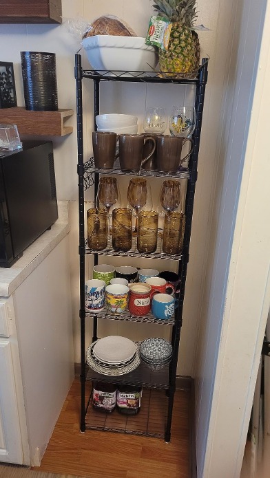 Shelf 5 Wier Metal Storage Rack Shelving Unit Organizer for Kitchen Laundry Gar