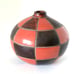 Vintage Peruvian Geometrical Chulucanas 6.5” Vase by Marcelo Prado Signed