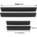 4Pcs/Set,Car Door Sill Plate Protectors,Carbon Fibre Vinyl Reflective
