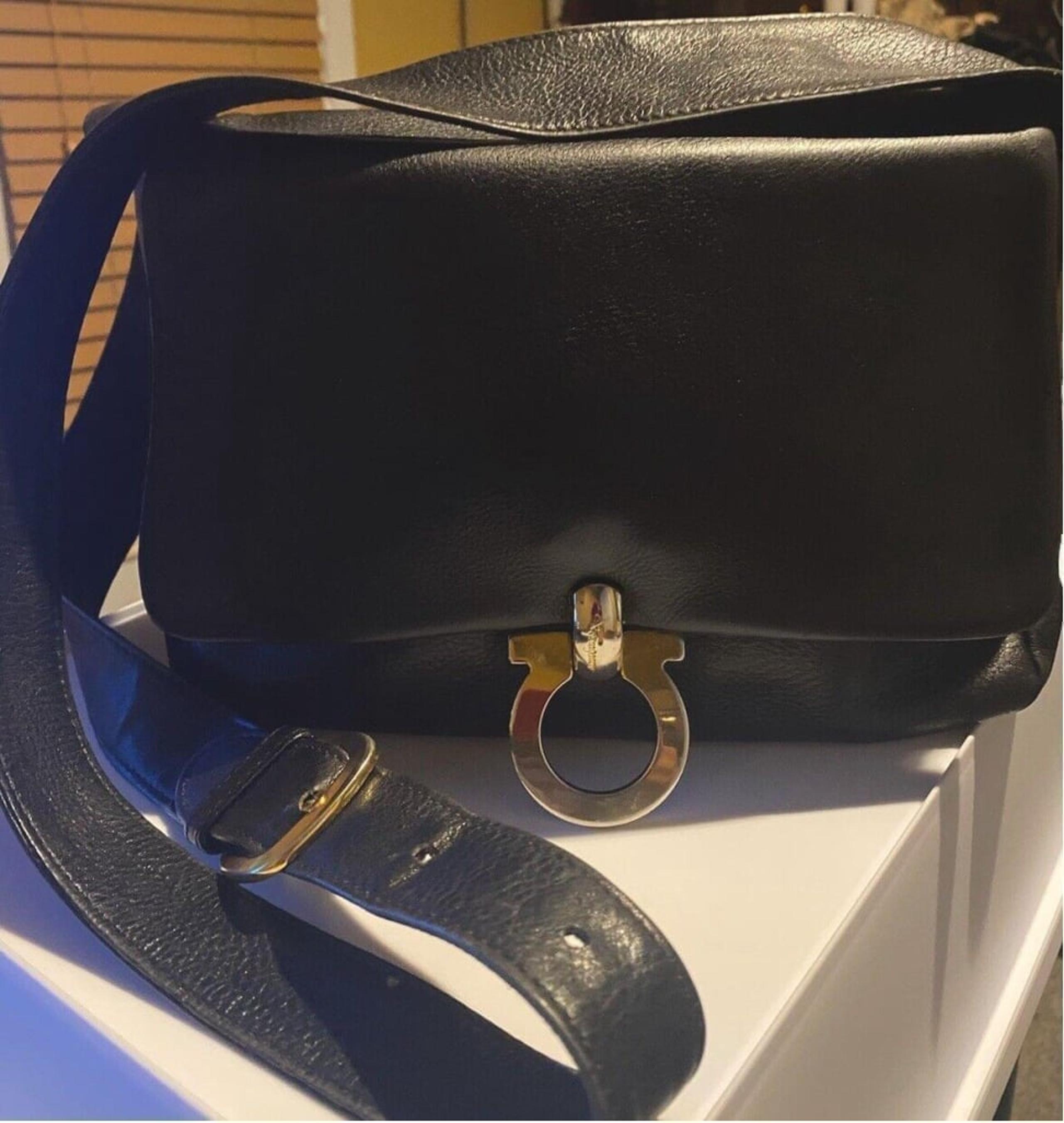Soft Calf Leather Medium Gancini Crossbody - Salvatore Ferragamo