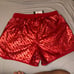 Hugo Boss Swim Shorts Mens Red Swimwear Mesh Lining Trunks Logo