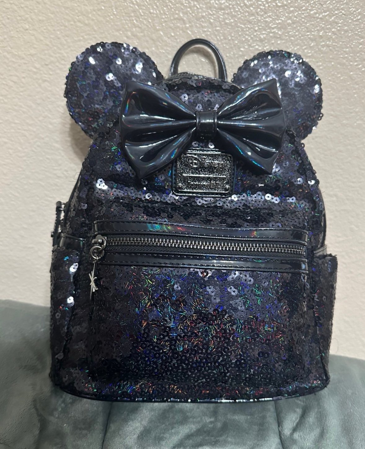 Disney Loungefly X LASR exclusive Disney Celestial Dreams Black Sequin